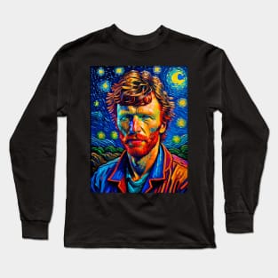 Steve Winwood at starry night Long Sleeve T-Shirt